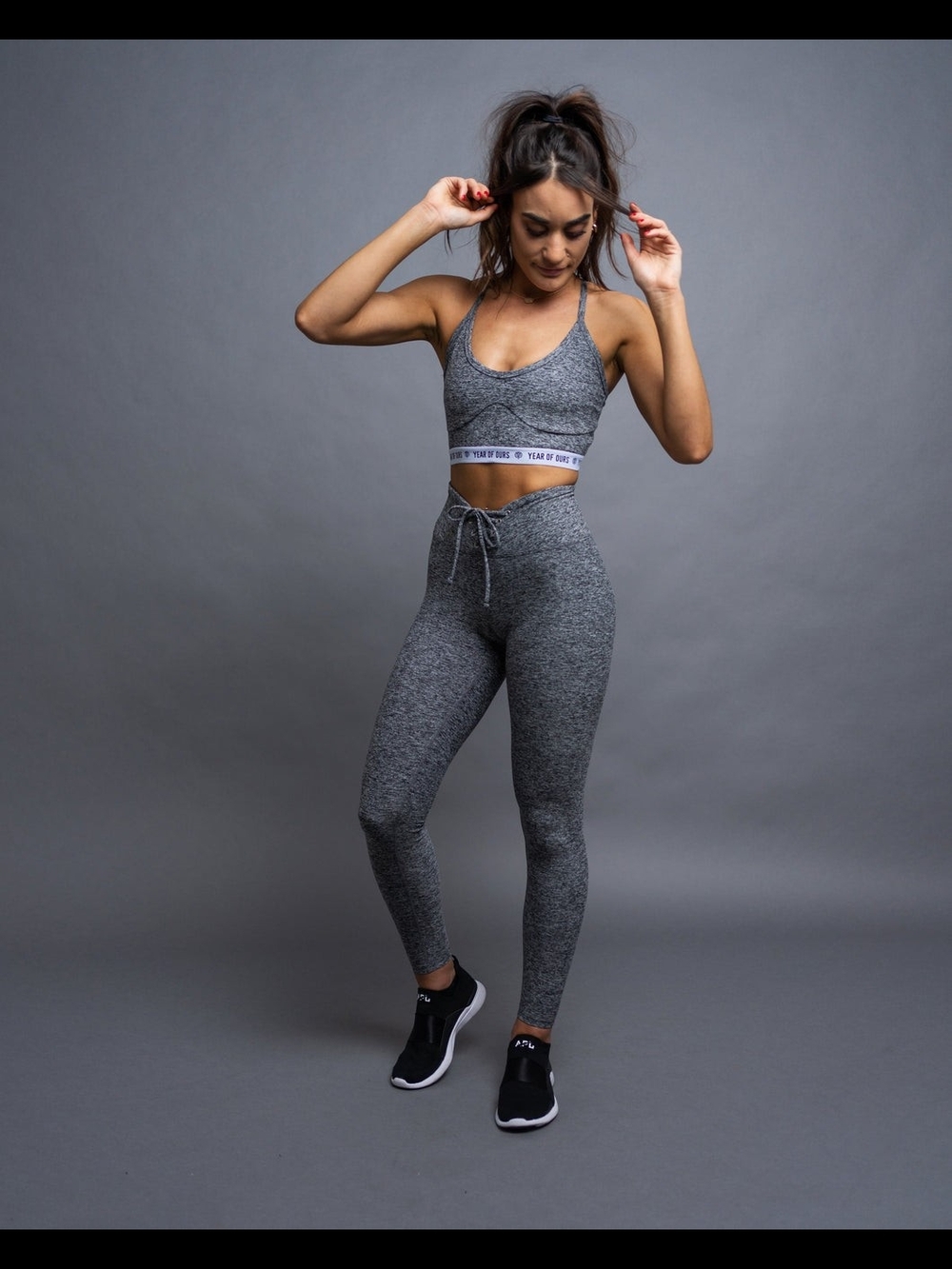 Year of Ours Grey Football Leggings